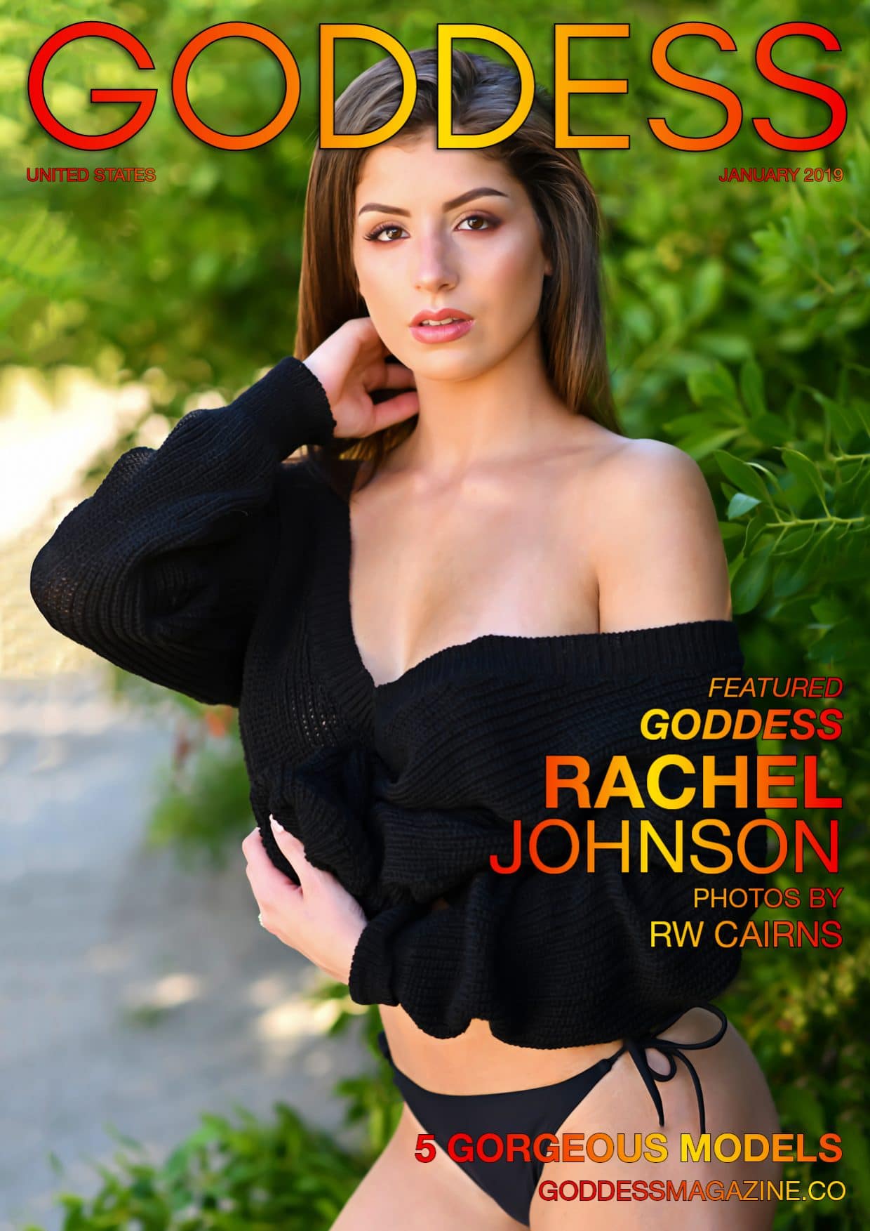 Goddess Magazine – January 2019 – Rachel Johnson - 1240 x 1753 jpeg 168kB