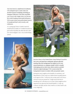 Women Fitness Europe Magazine – April 2024 – Kindly Myers