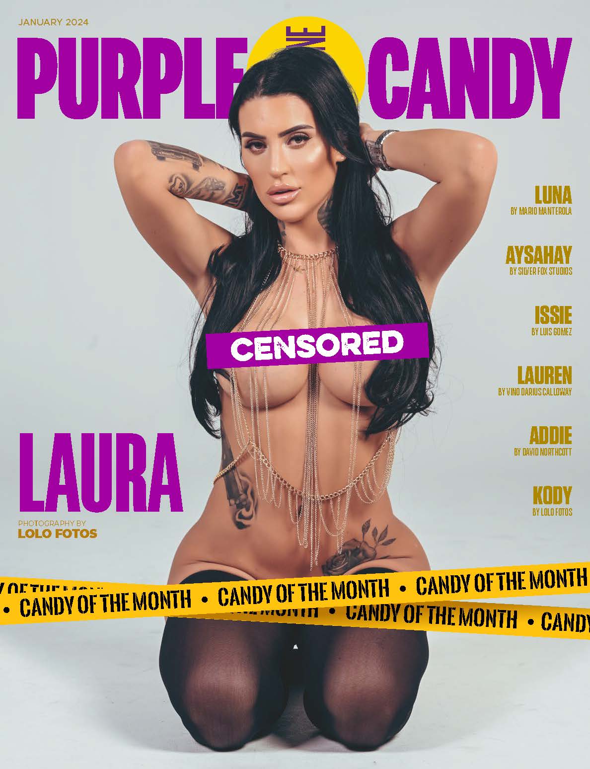 Purple Candy Magazine – January 2024 – Laura