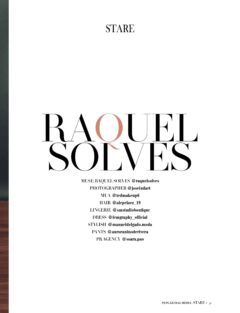 Stare Magazine – May 2024 – Raquel Solves