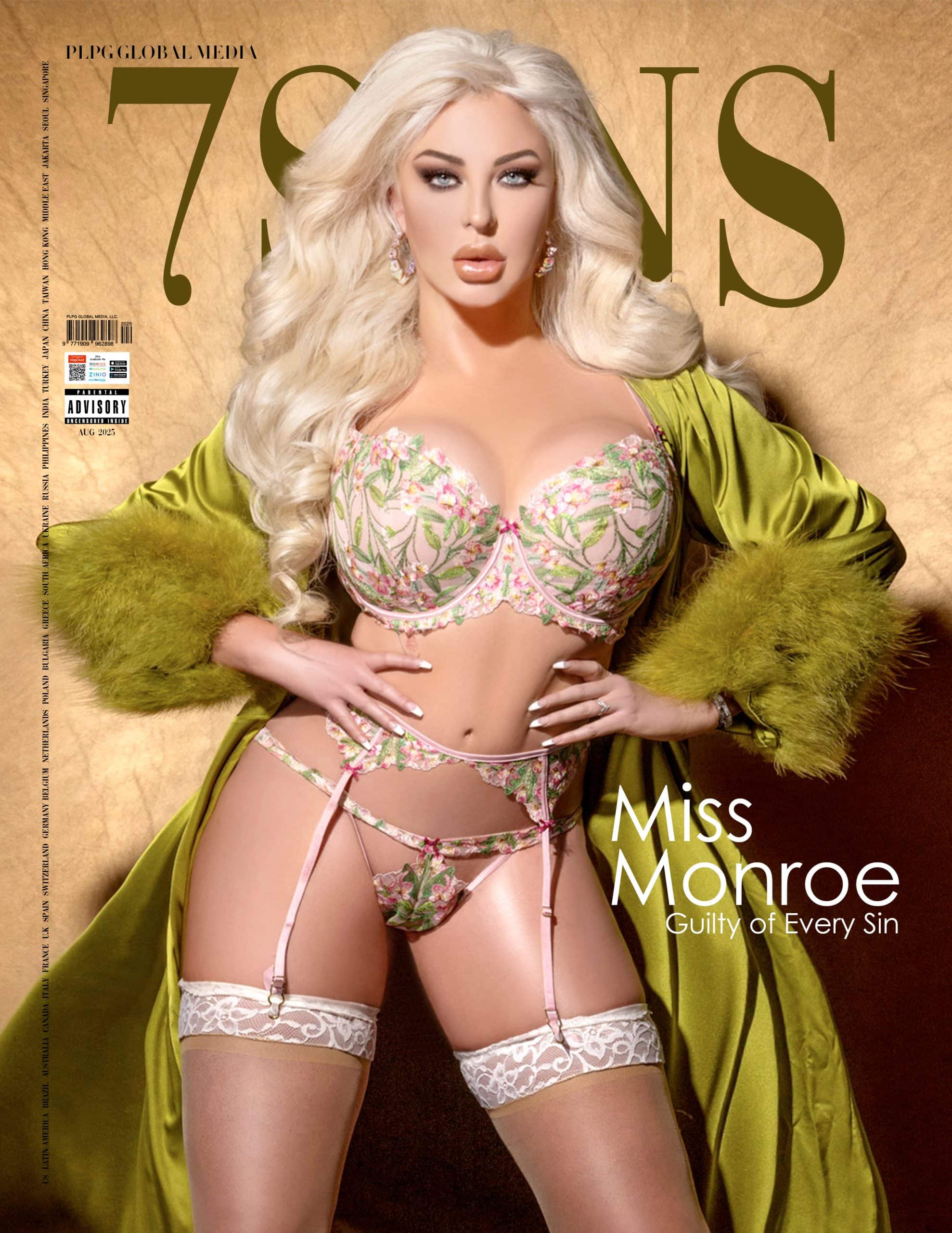 7 Sins Magazine – August 2025 – Miss Monroe
