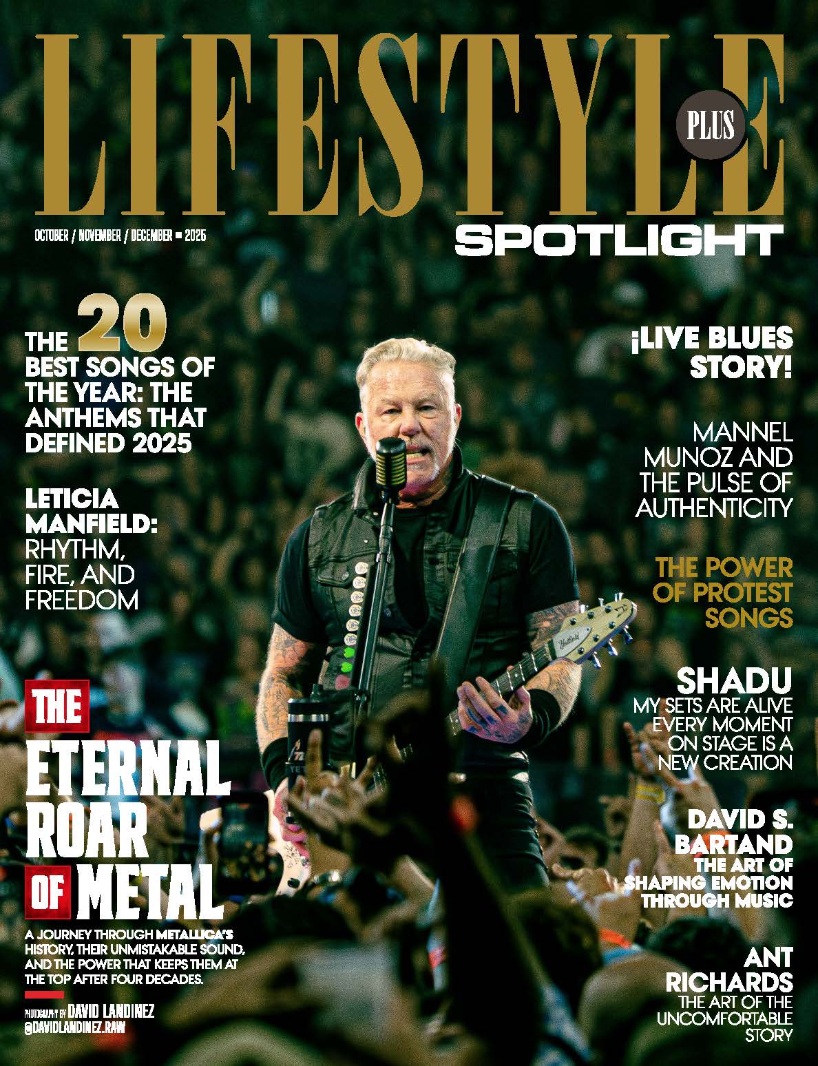 Lifestyle Plus Magazine – December 2025 – Spotlight Edition – Metallica