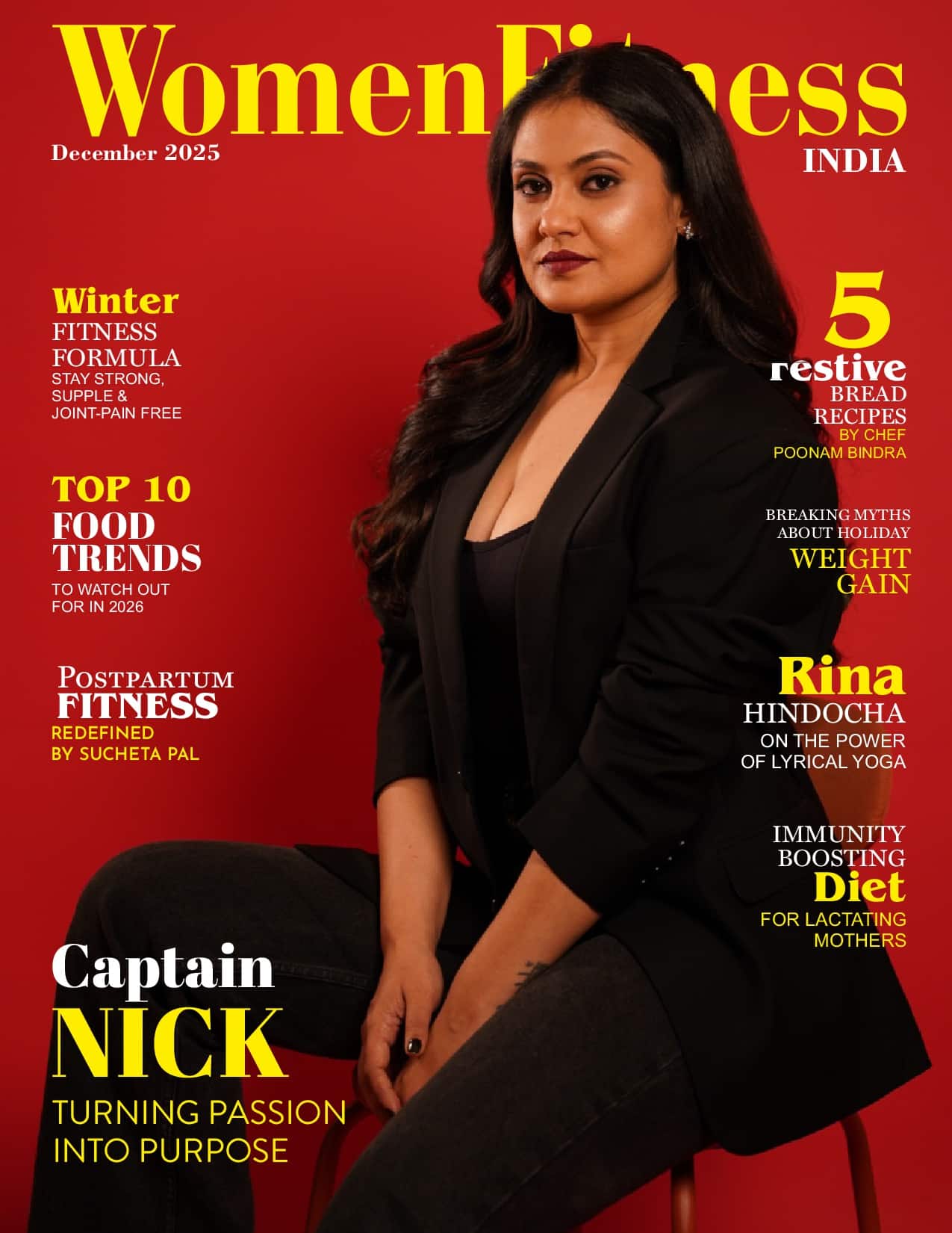 Women Fitness India Magazine – December 2025 – Captain Nick