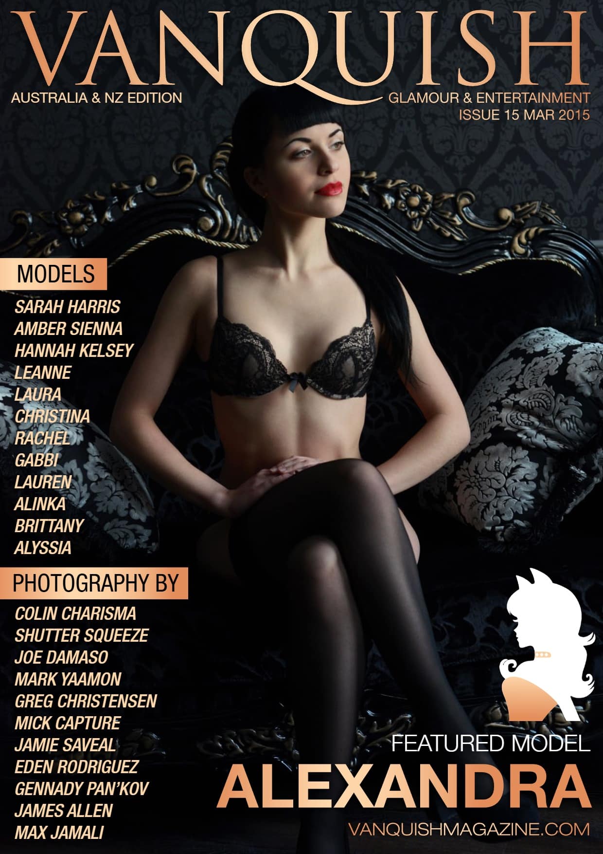 Vanquish Magazine – March 2015 – Alexandra
