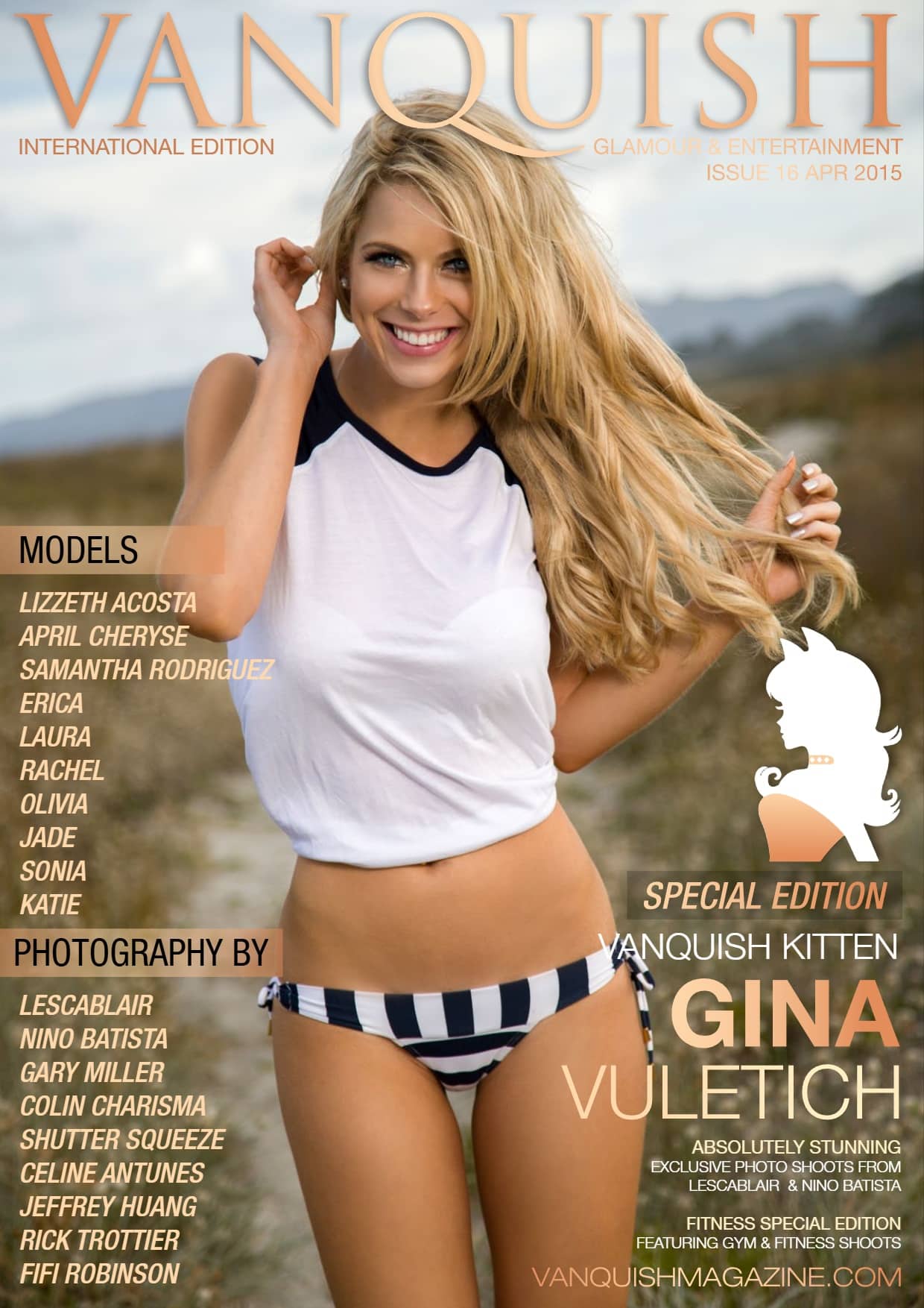 Vanquish Magazine – April 2015 – Gina Vuletich