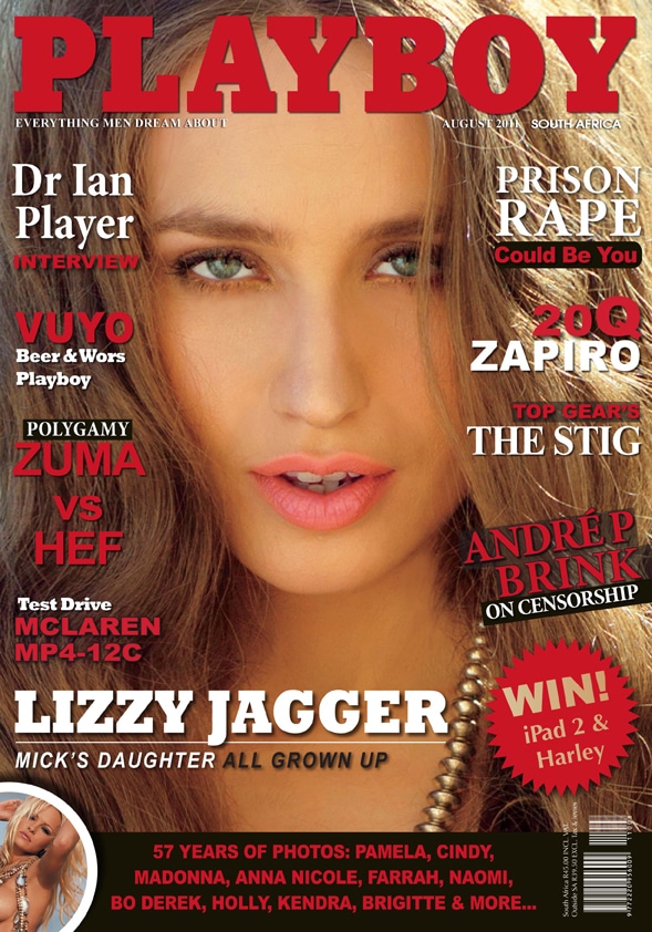Playboy South Africa Magazine – August 2011 – Lizzy Jagger