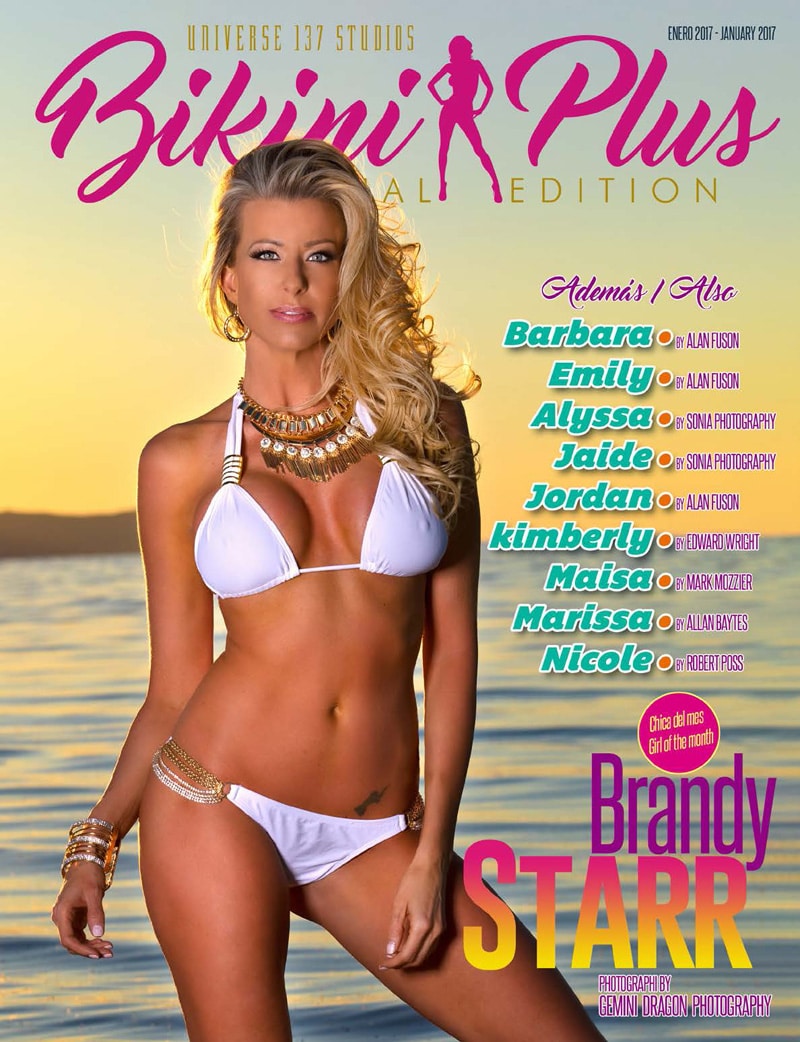 Bikini Plus Magazine – January 2017 – Brandy Starr