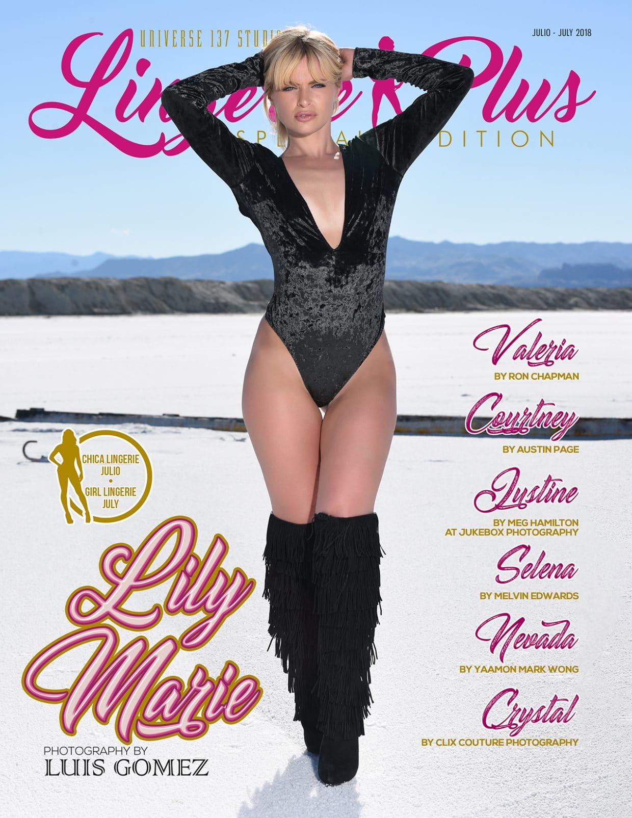 Lingerie Plus Magazine – July 2018 – Lily Marie
