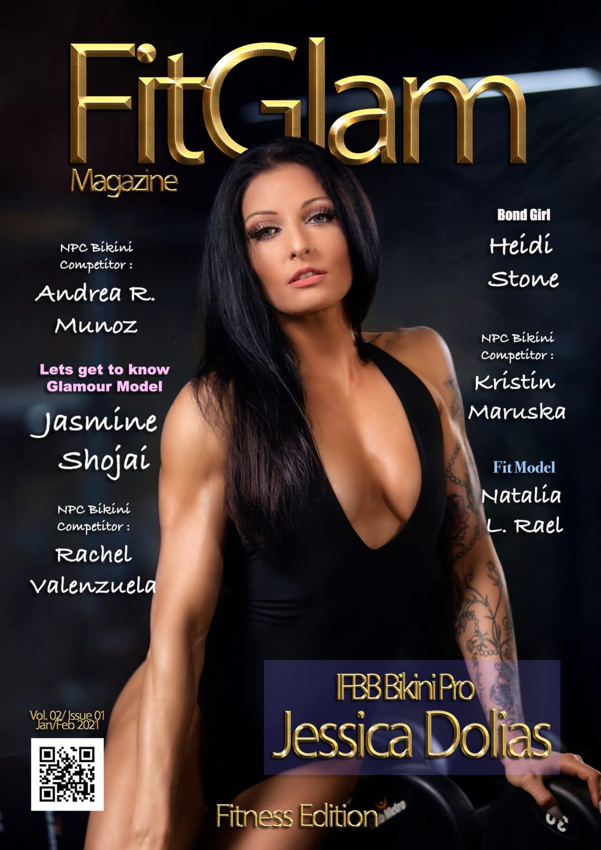 Fit Glam Magazine – January 2021 – Fitness Edition – Jessica Dolias