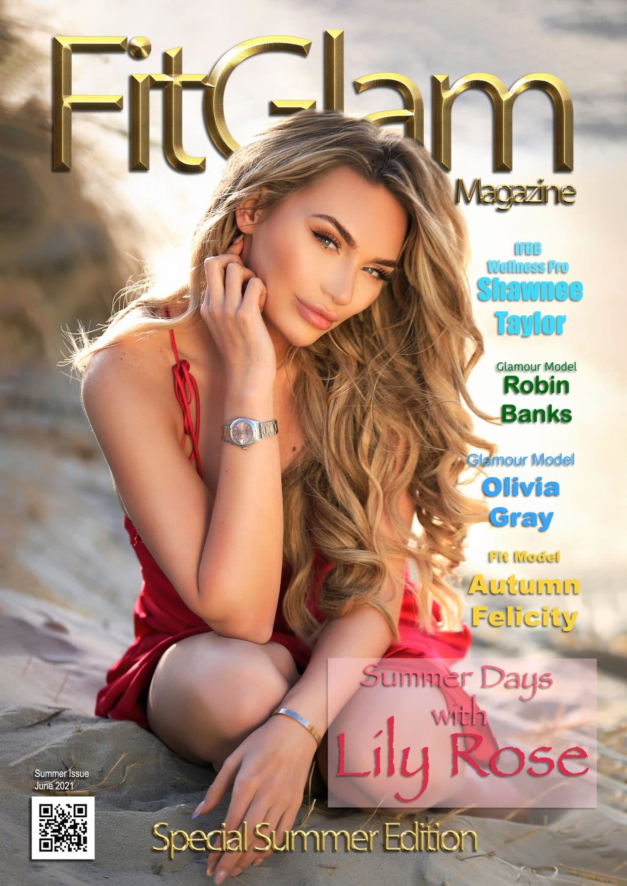 Fit Glam Magazine – June 2021 – Summer Edition – Lily Rose