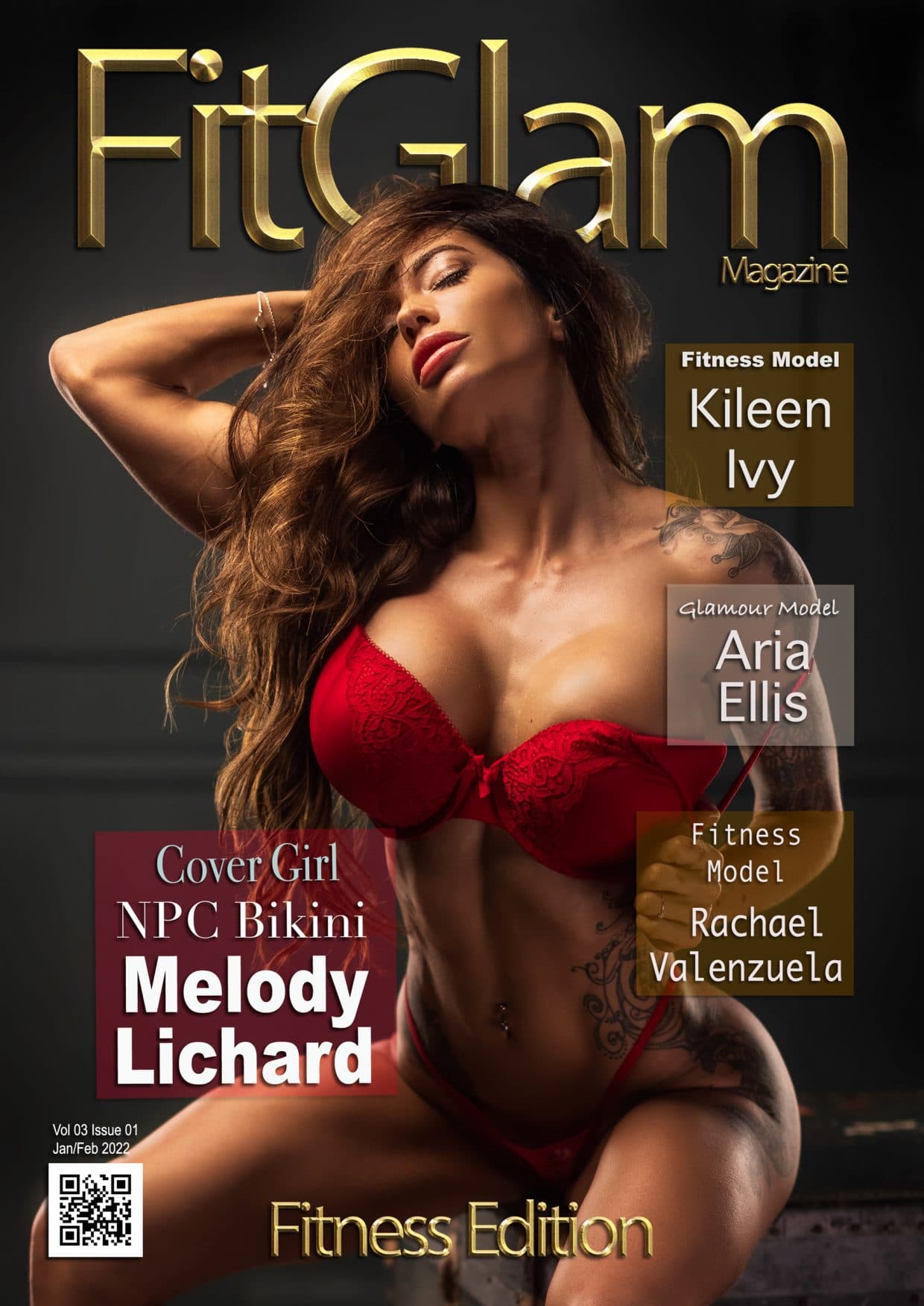 Fit Glam Magazine – January 2022 – Fitness Edition – Melody Lichard