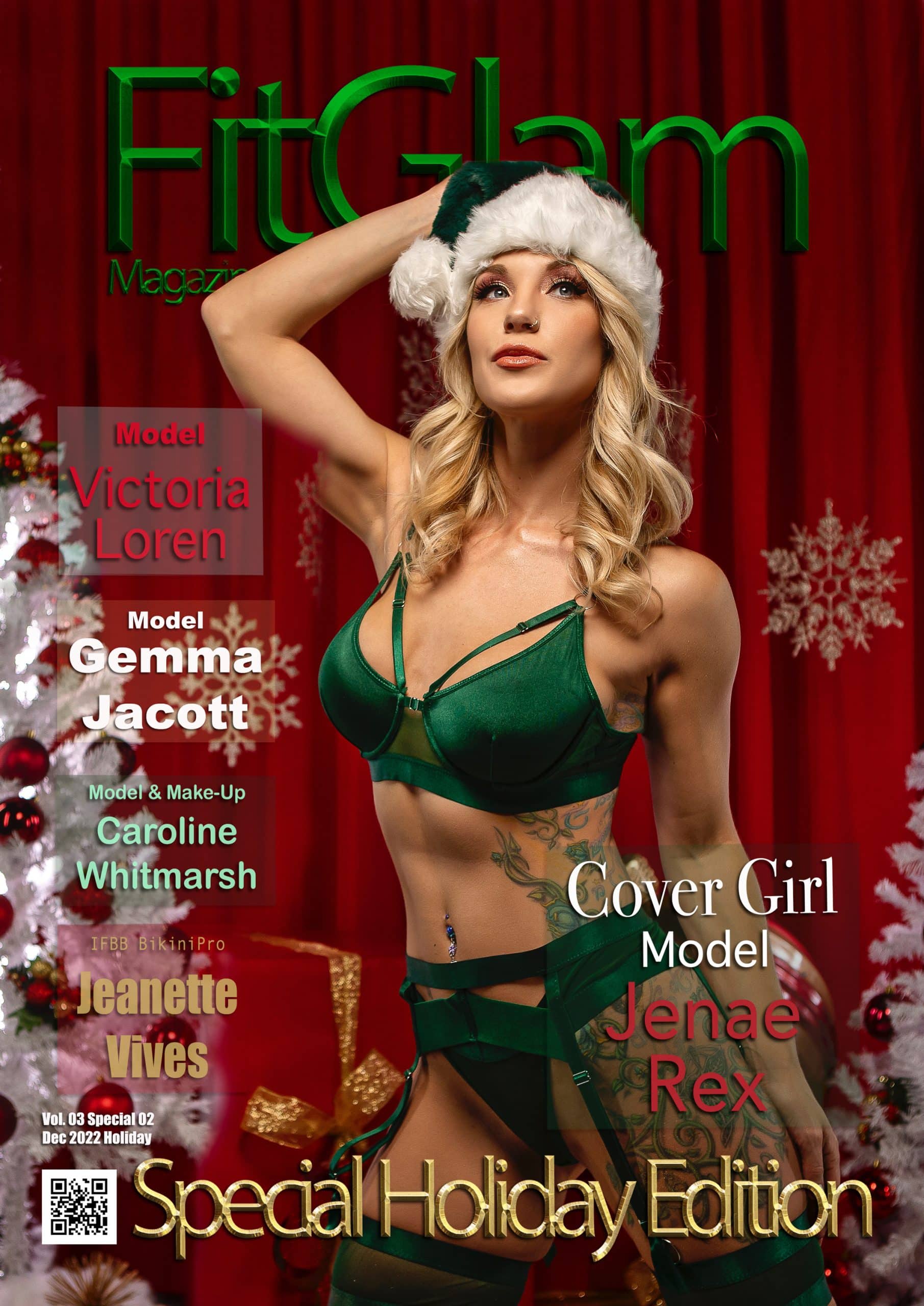 Fit Glam Magazine – December 2022 – Christmas Edition – Jenae Rex