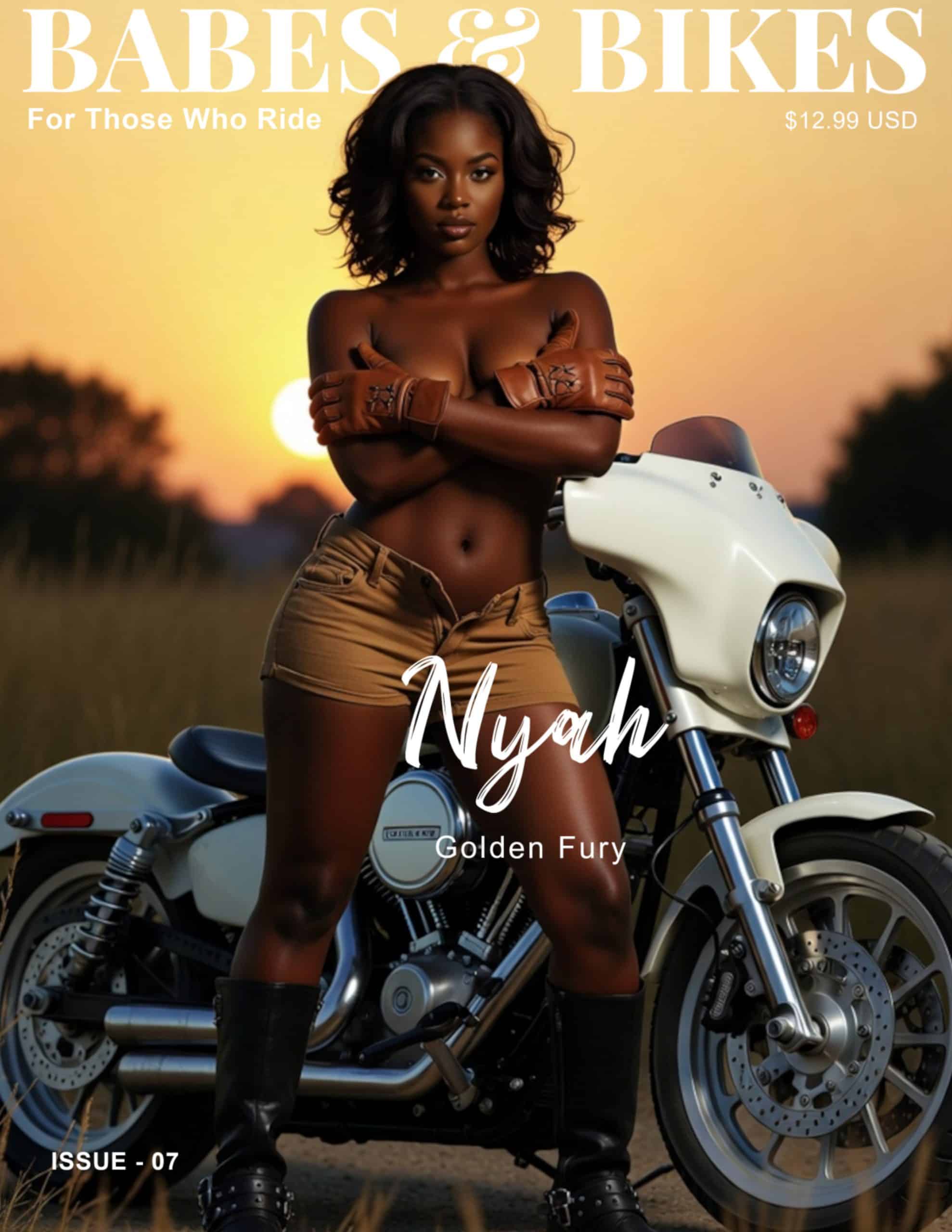 Babes & Bikes Magazine – Issue 7 – Nyah