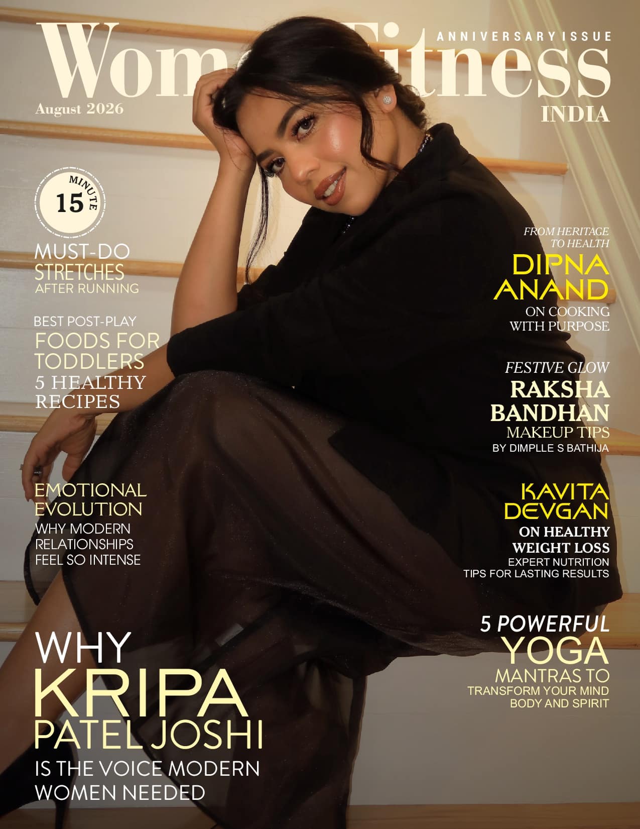 Women Fitness India Magazine – August 2026 – Kripa Patel Joshi
