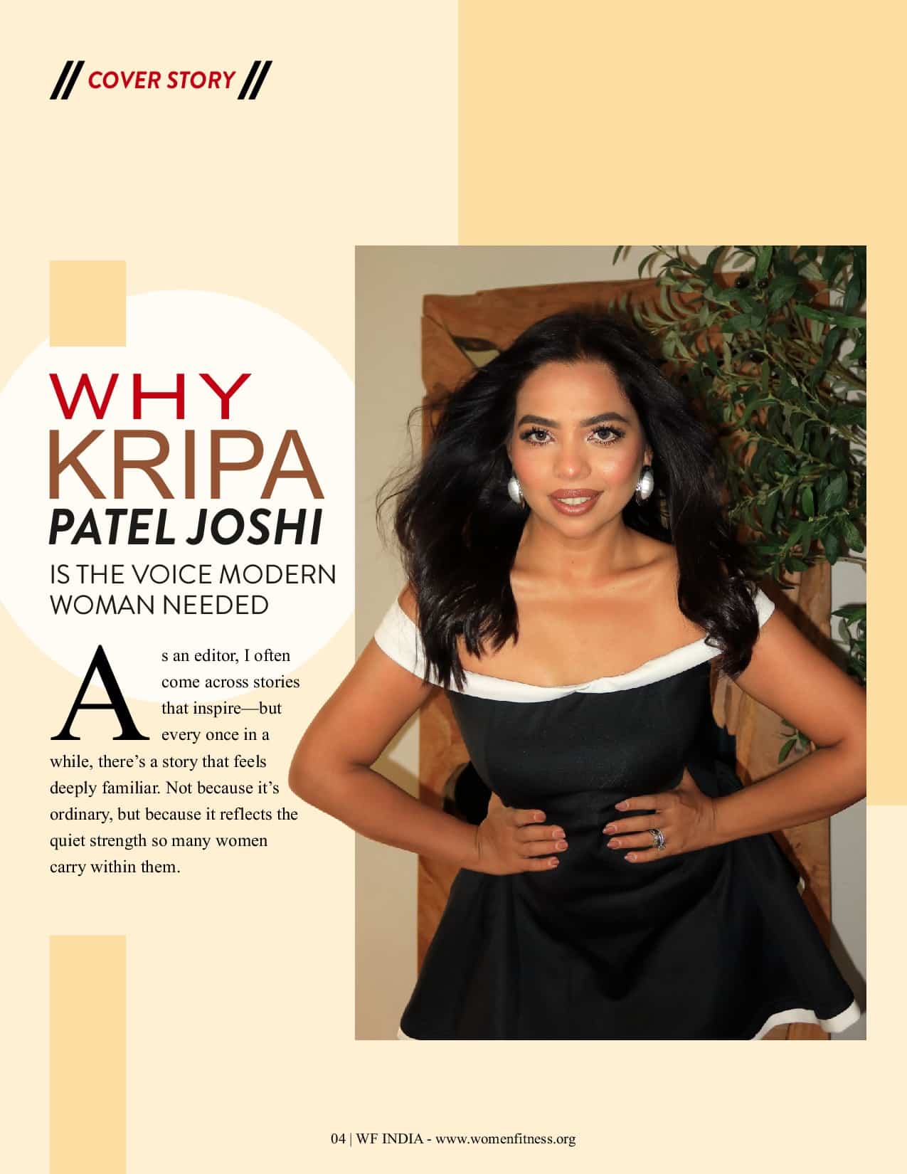 Women Fitness India Magazine – August 2026 – Kripa Patel Joshi