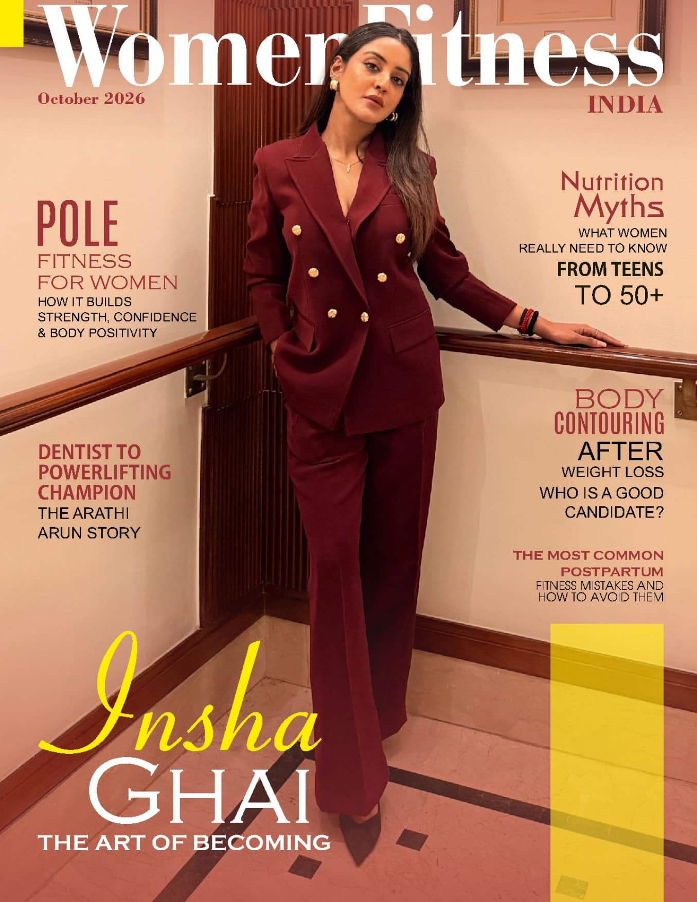 Women Fitness India Magazine – October 2026 – Insha Ghai