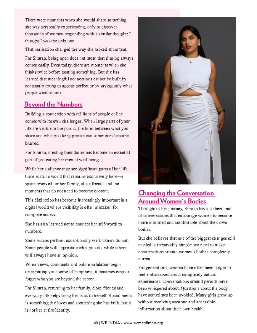 Women Fitness India Magazine – October 2026 – Insha Ghai